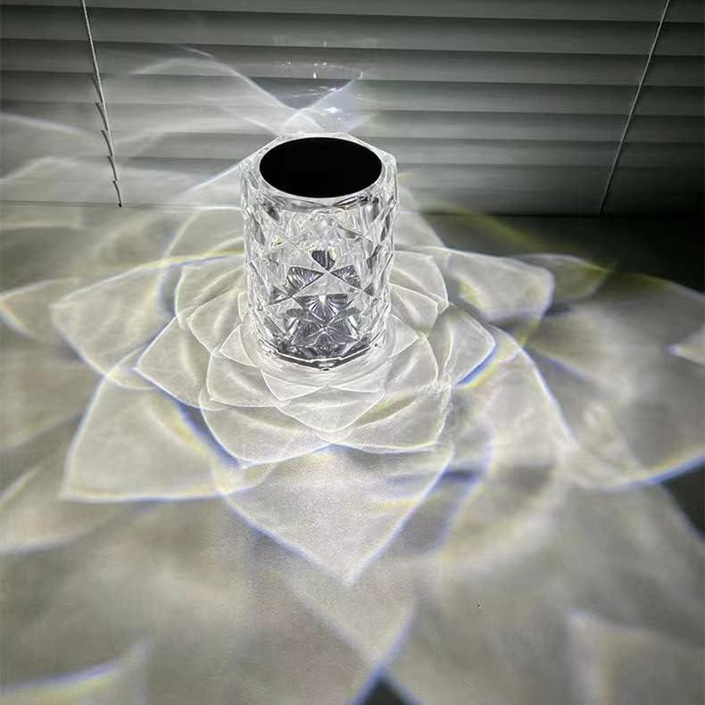 Lámpara de Mesa de Cristal Leroxo MGSJD Recargable 16 Colores