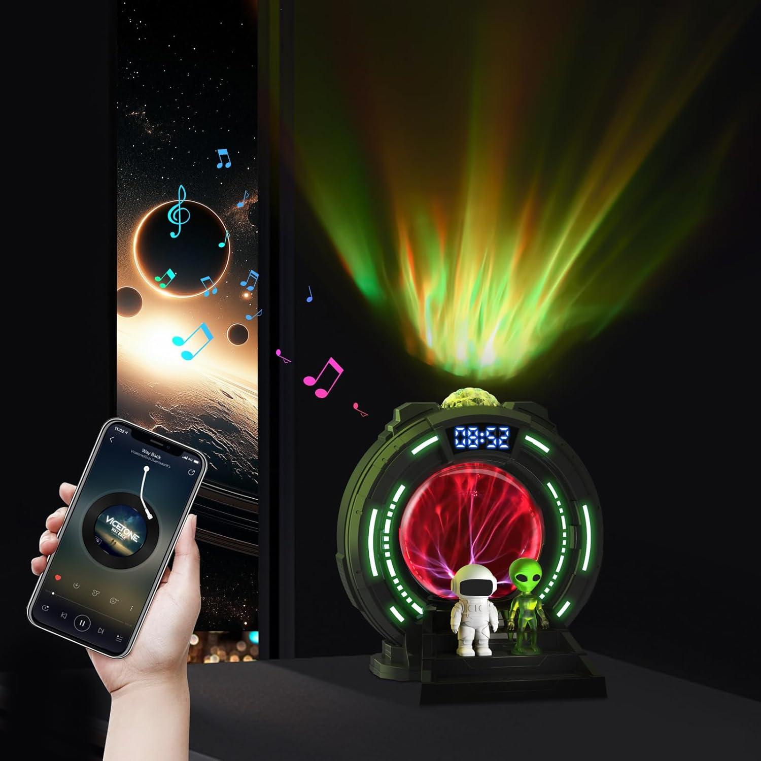 Proyector de Luces del Norte Wheelive TYD-CSM 6 en 1 con Bluetooth