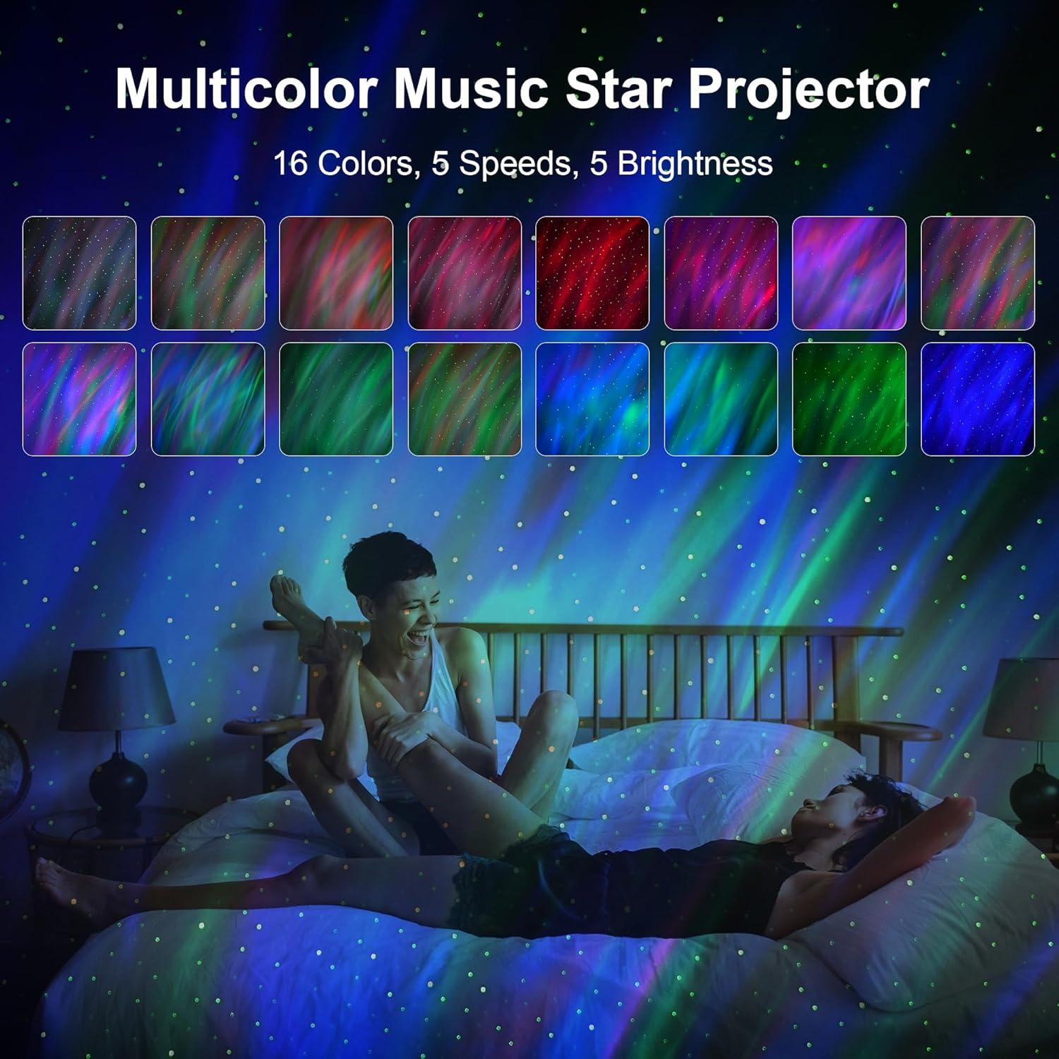 Proyector de Estrellas LED Dongguan IGB-B58, Luz Aurora