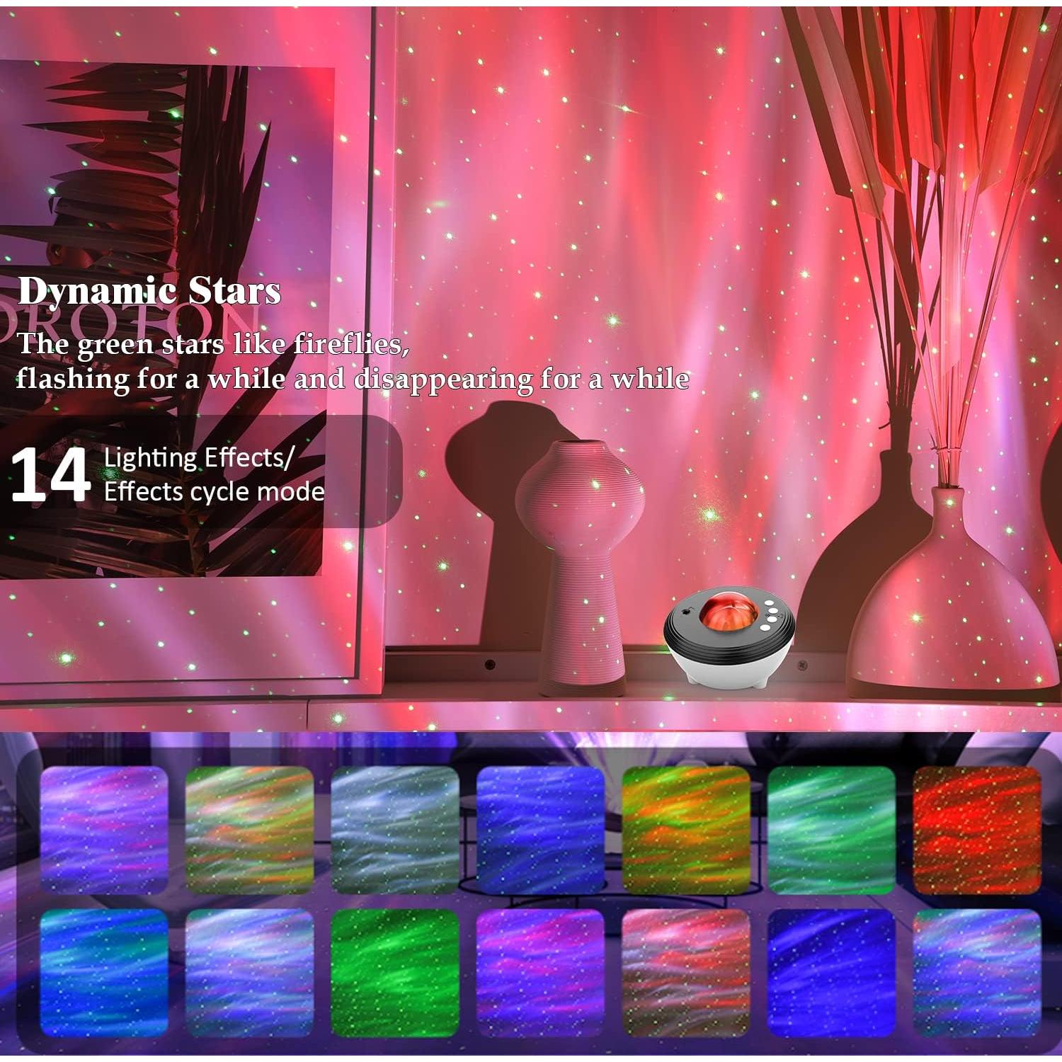 Proyector de Estrellas Aurora LED Shengzhen Skoe 3 en 1