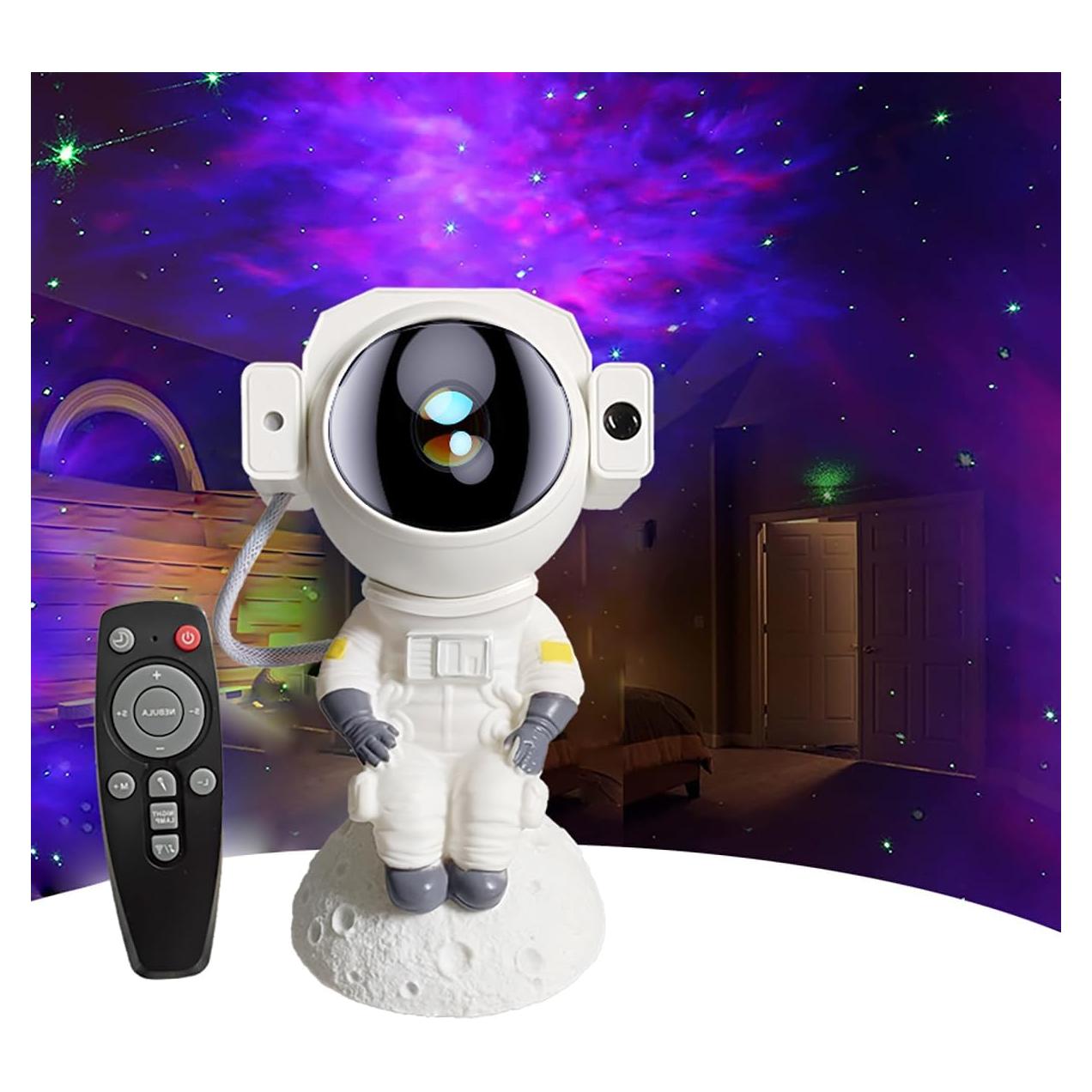 Proyector de Estrellas Astronauta LED con Control Remoto 22.86cm
