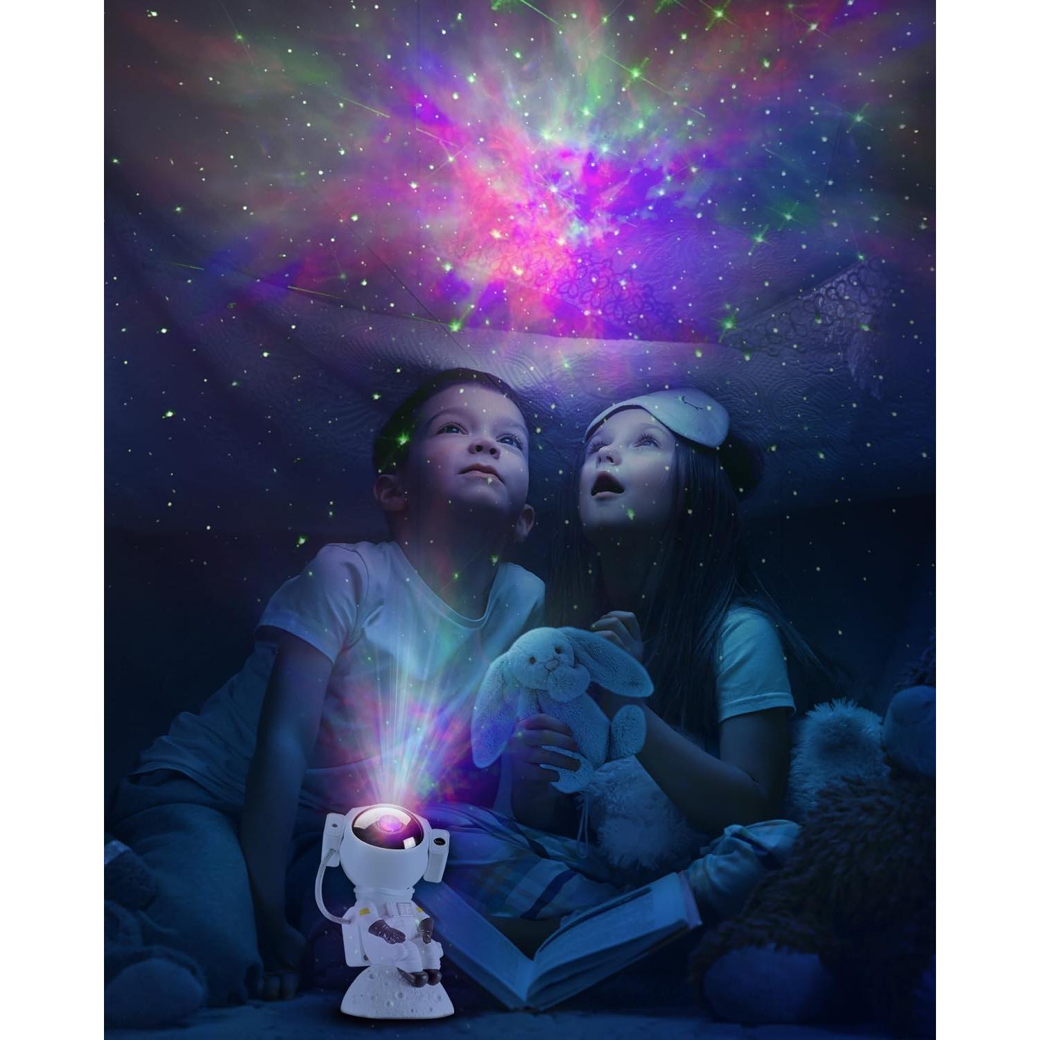 Proyector de Estrellas Astronauta LED con Control Remoto 22.86cm