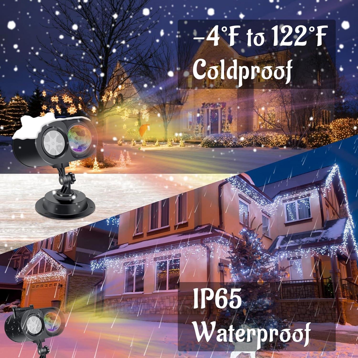 Proyector de Luces AOMIL 2 en 1 para Halloween y Navidad