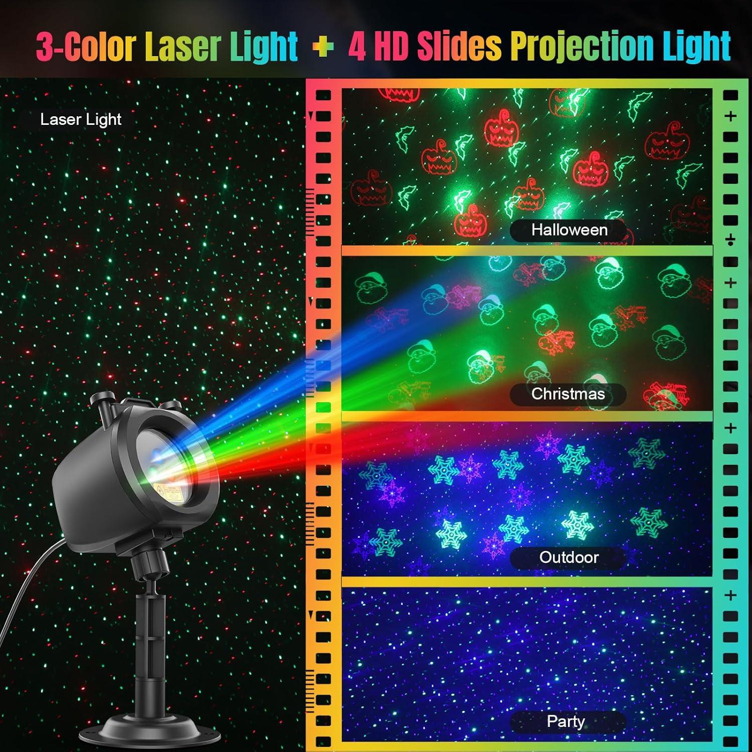 Proyector de luces láser RGB 2 en 1 Zhongshan SA559
