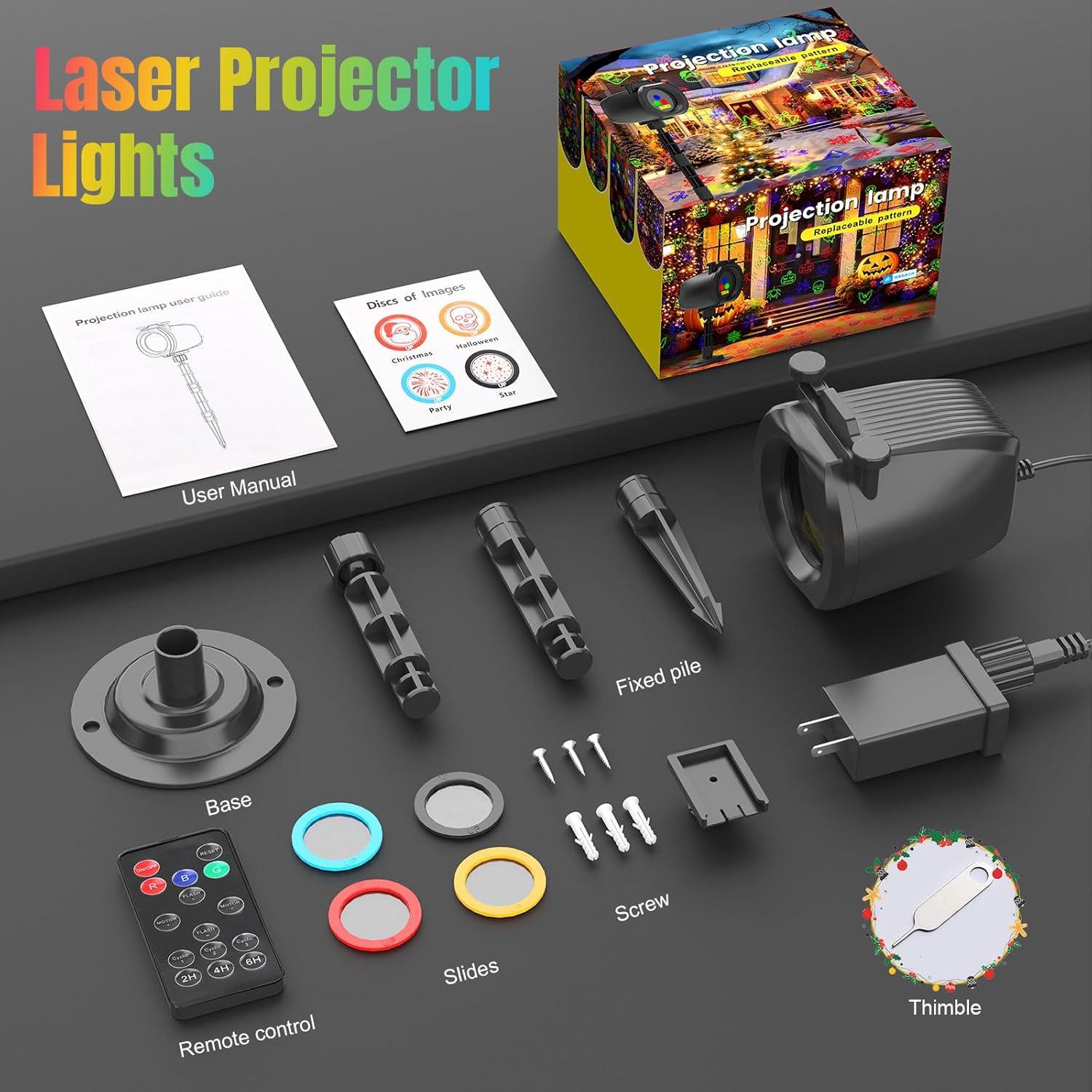 Proyector de luces láser RGB 2 en 1 Zhongshan SA559