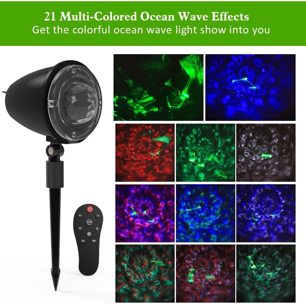 Proyector de Luces Syslux 21 Colores con Control Remoto