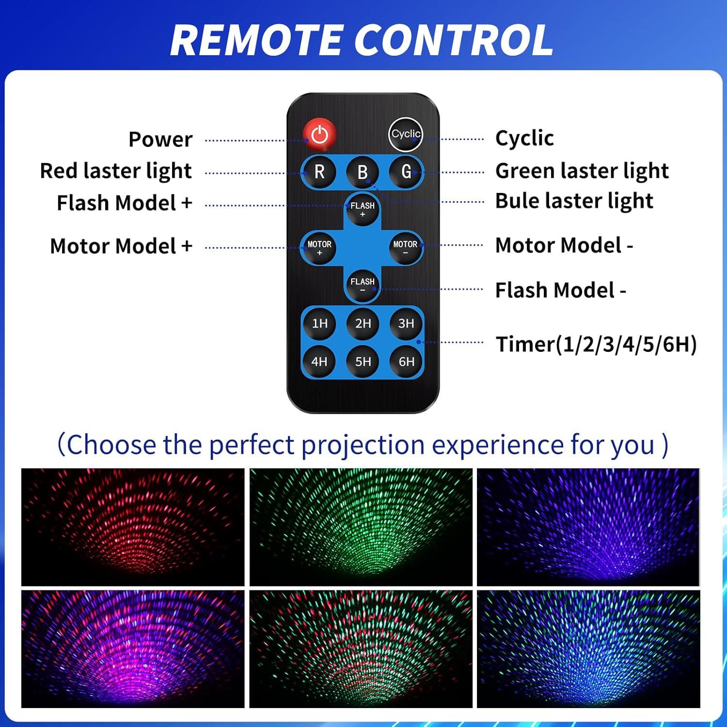 Proyector Láser de Navidad RGB IP65 para Exterior 3 Colores