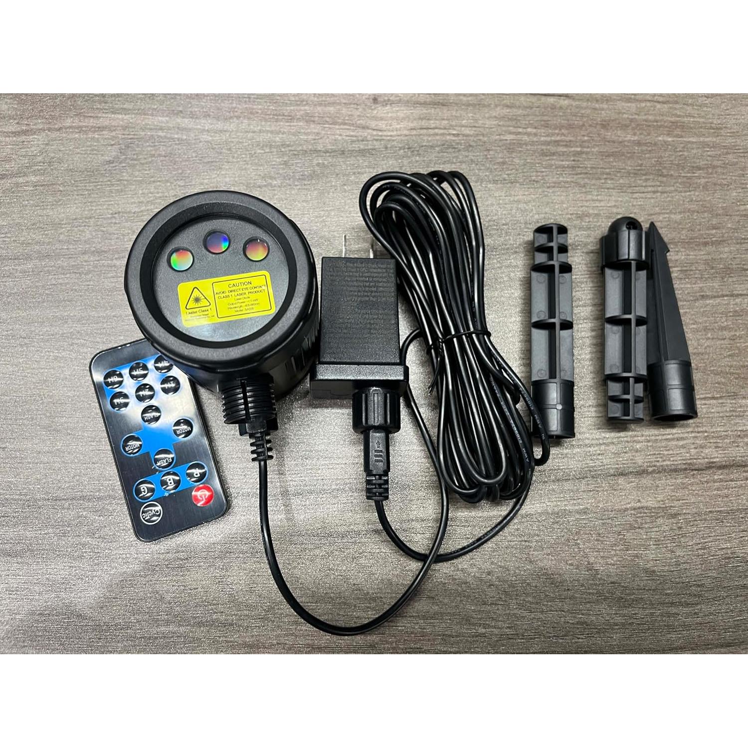 Proyector Láser de Navidad RGB IP65 para Exterior 3 Colores