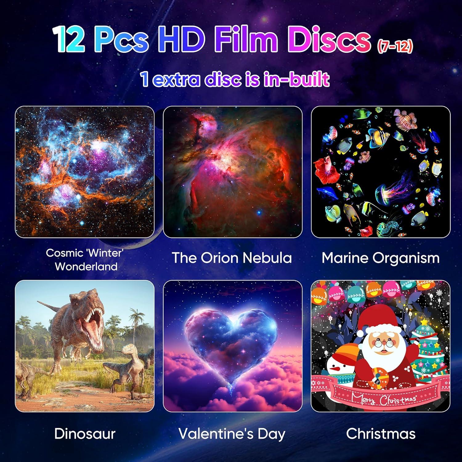 Proyector Galáctico HD FlyEagle 13 en 1 con Meteoros