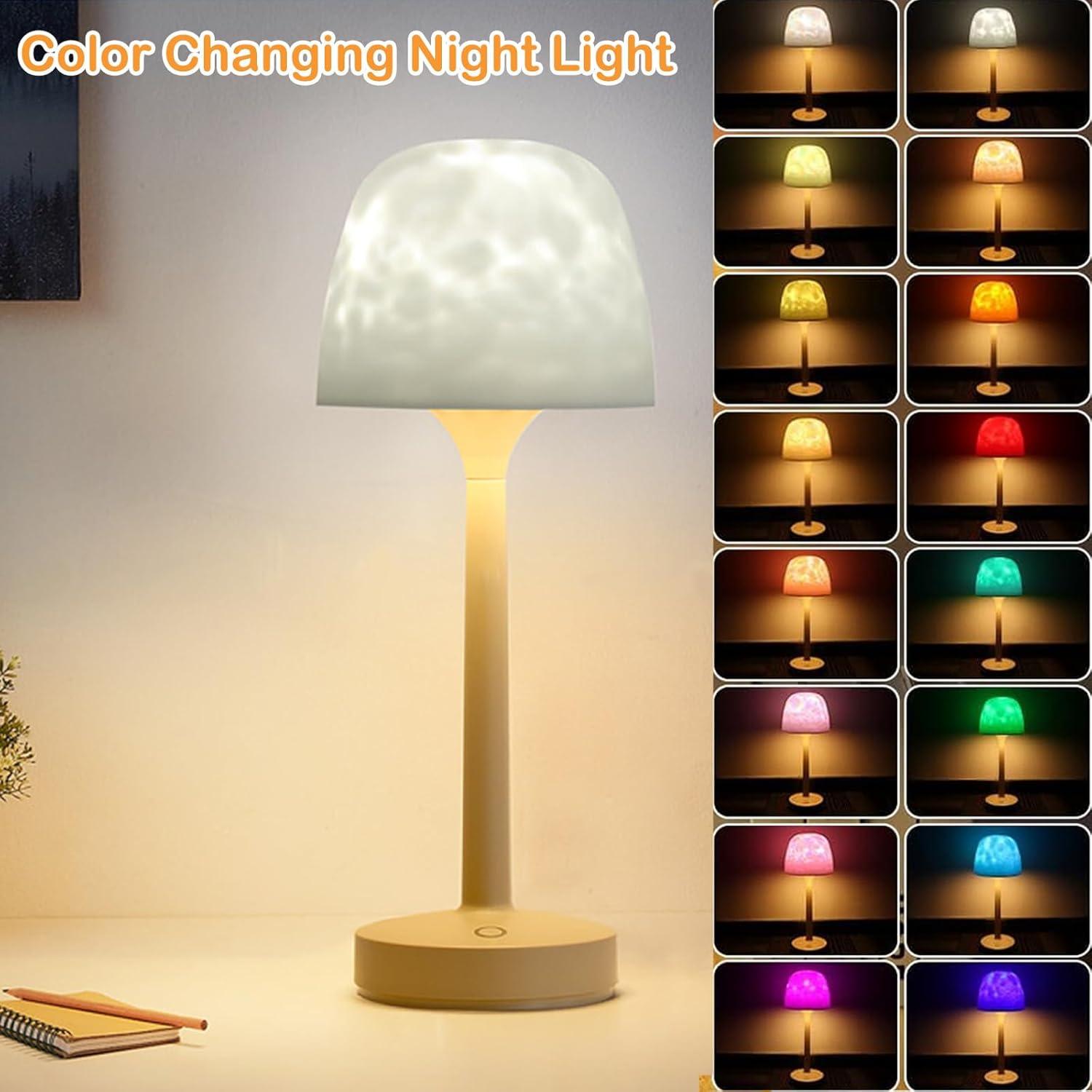 Lámpara de Olas Inalámbrica ShenZhenShi, 16 Colores, 3 Temperaturas