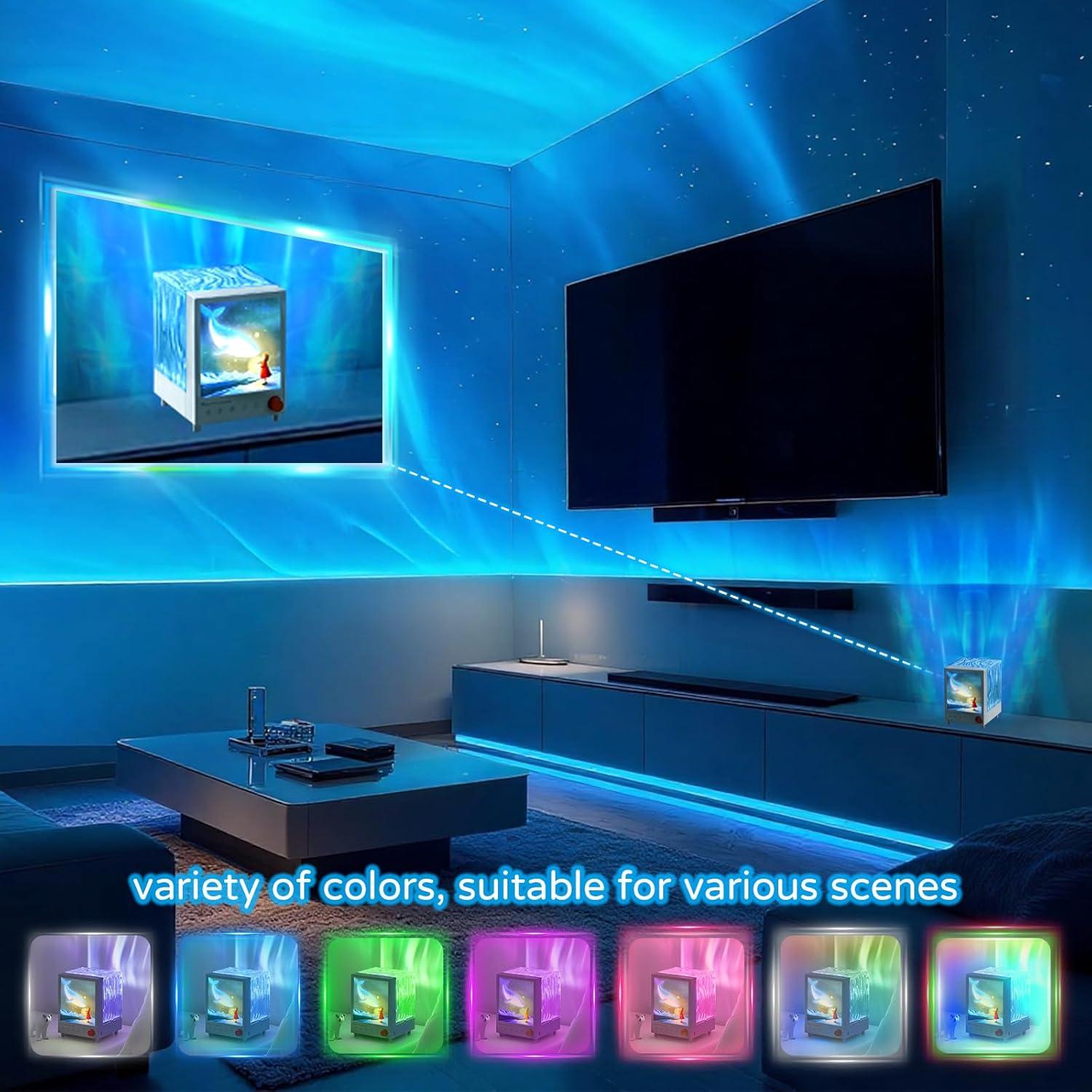 Proyector de Estrellas Bluetooth S10 con Ruido Blanco y 7 Colores