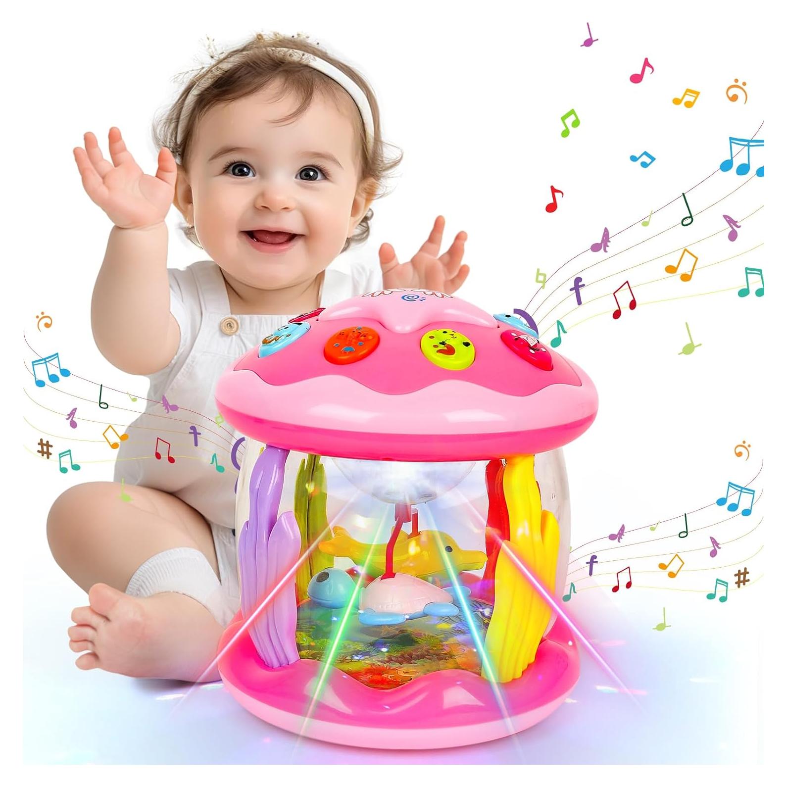 Juguete Musical Oceánico M SANMERSEN 6-18 Meses Rosa