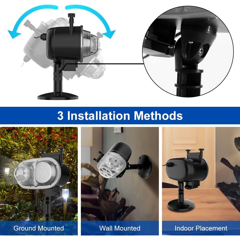Proyector LED de Vacaciones Everwood con Control Remoto 4 Patrones