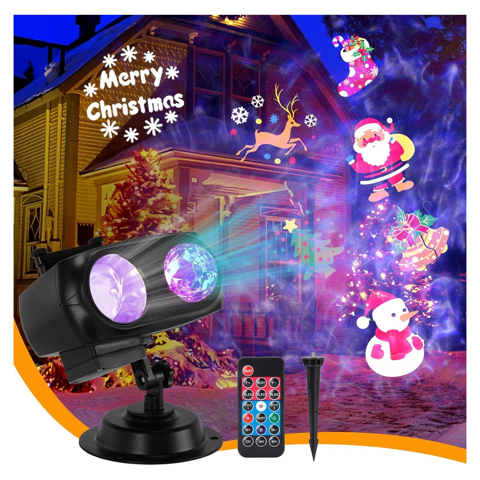 Proyector de Luces HAKUTA HD 10 Diapositivas Navidad Halloween