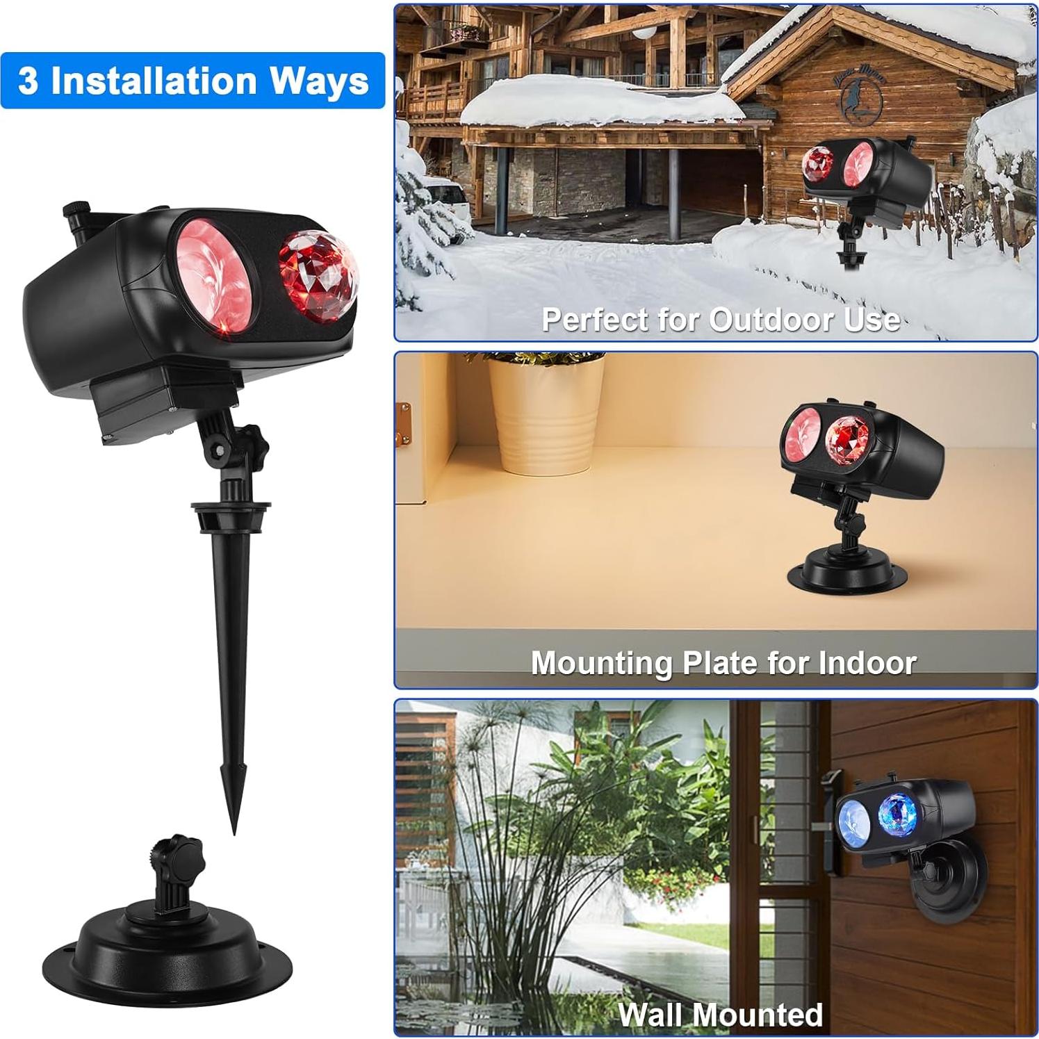 Proyector de Luces HAKUTA HD 10 Diapositivas Navidad Halloween