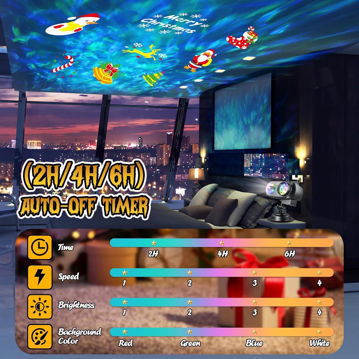 Proyector de Luces Navideñas ZOZANEL SE508-012 20 Diapositivas