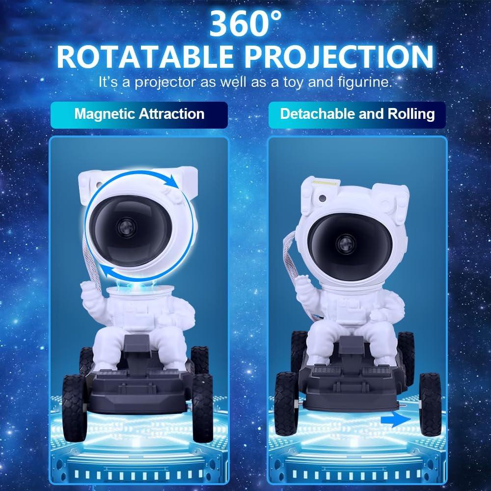 Proyector de Estrellas KANCOKIT Rover Lunar 360° con Control Remoto