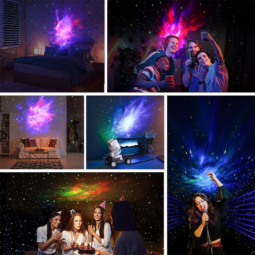 Proyector de Estrellas KANCOKIT Rover Lunar 360° con Control Remoto