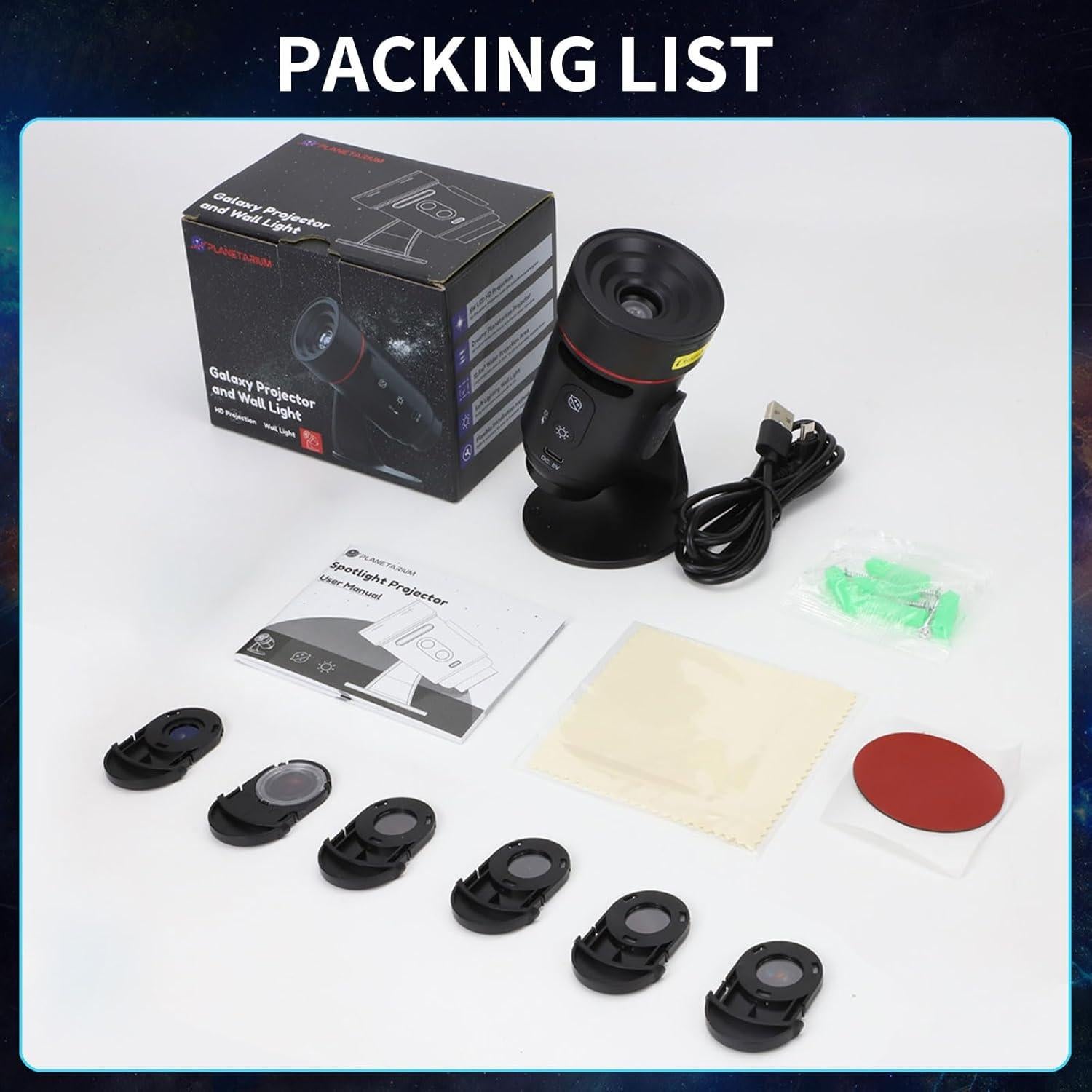 Mini Proyector Galáctico 2 en 1 VanSmaGo USB LED