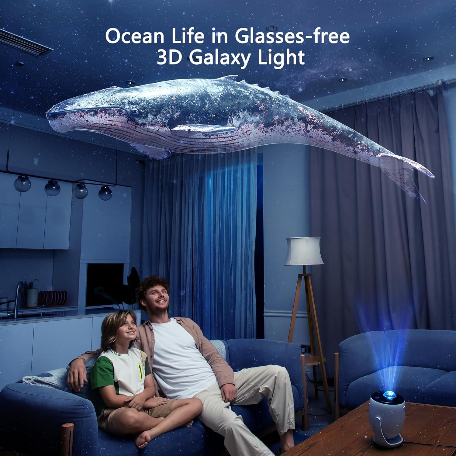 Proyector Galáctico 3D AIRIVO con Altavoz Bluetooth y 65 Escenas