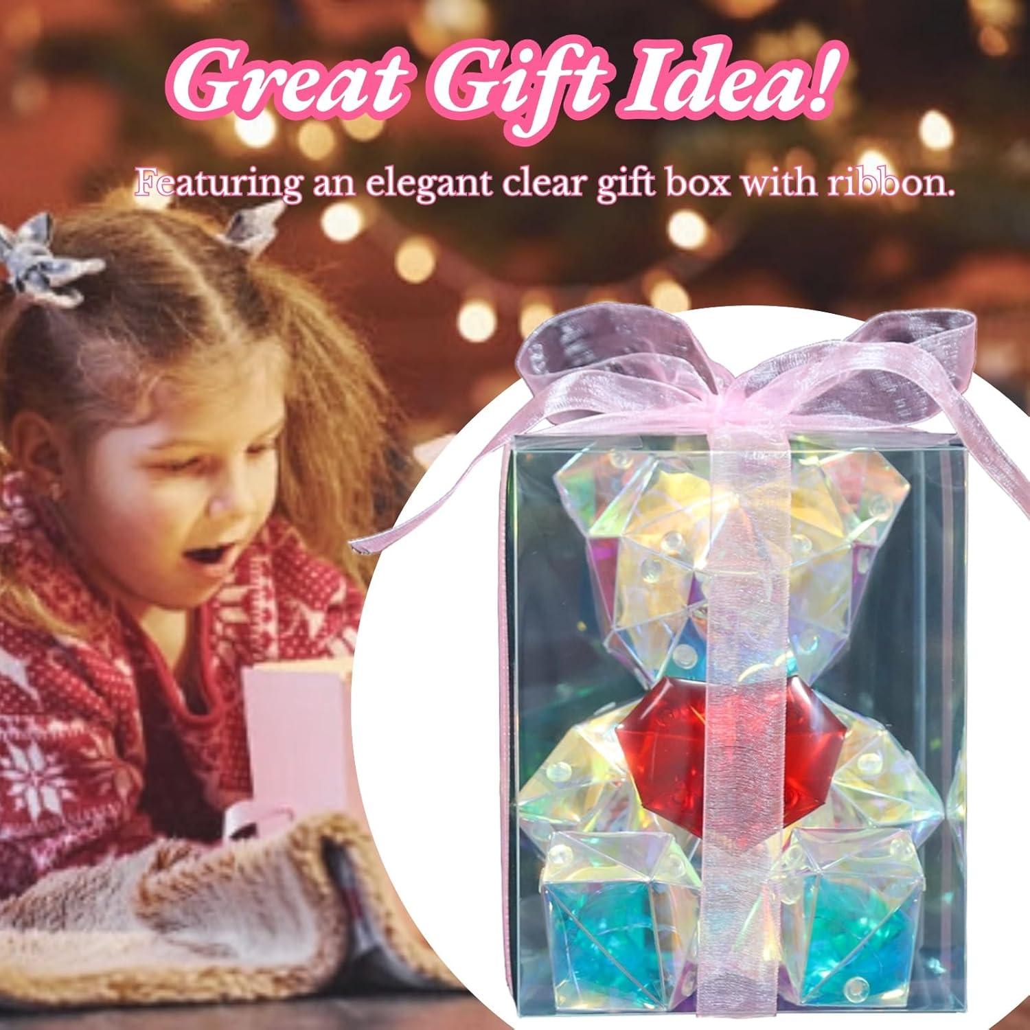 Luz Nocturna LED Oso Prismático Viohead 10.45x11.51cm