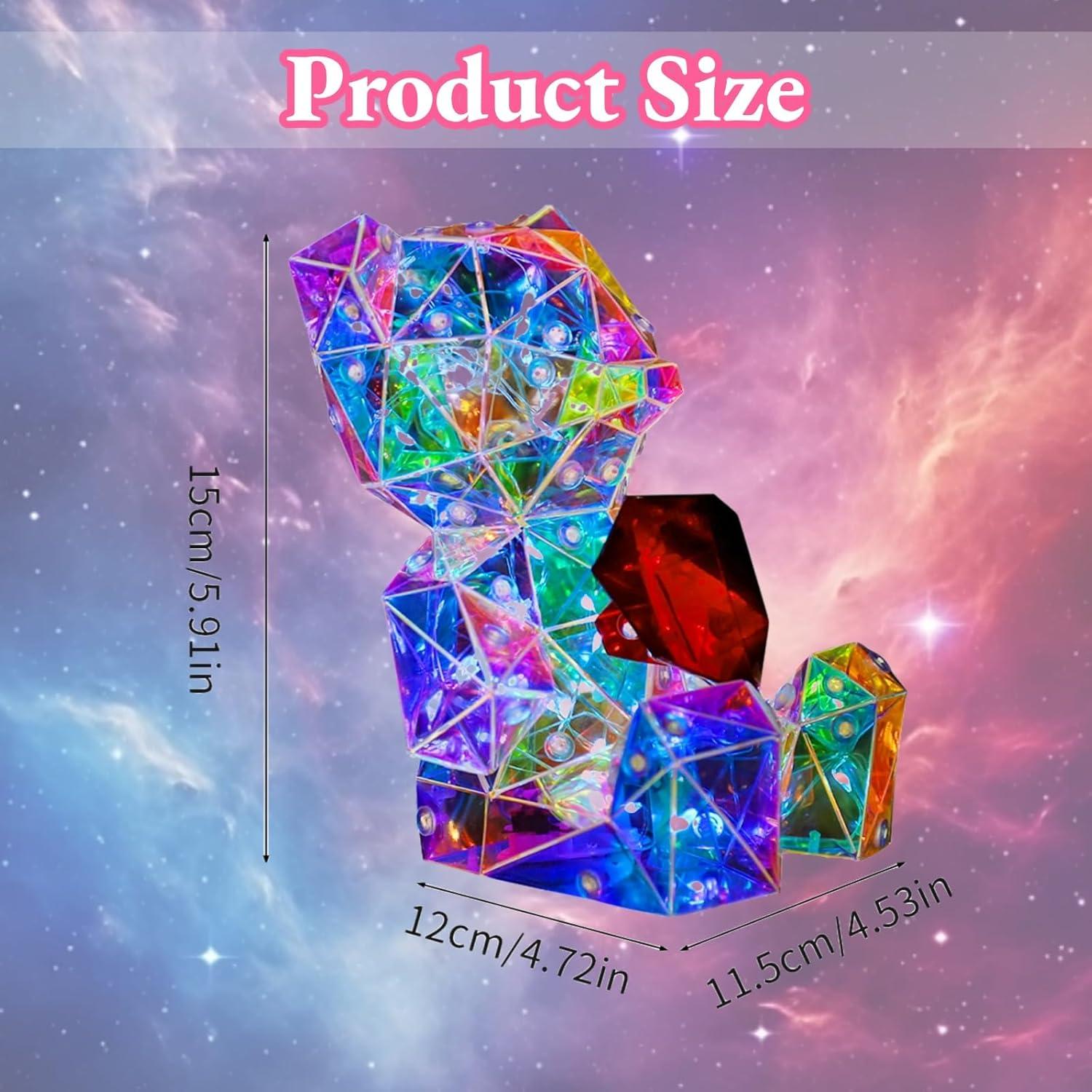 Luz Nocturna LED Oso Prismático Viohead 10.45x11.51cm