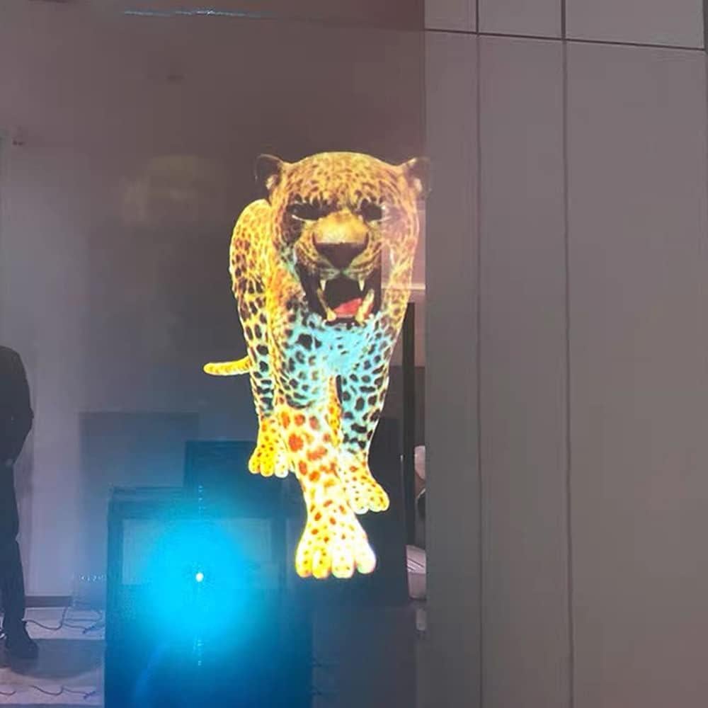 Película de Proyección Trasera Holográfica Autoadhesiva A4 Gris Claro