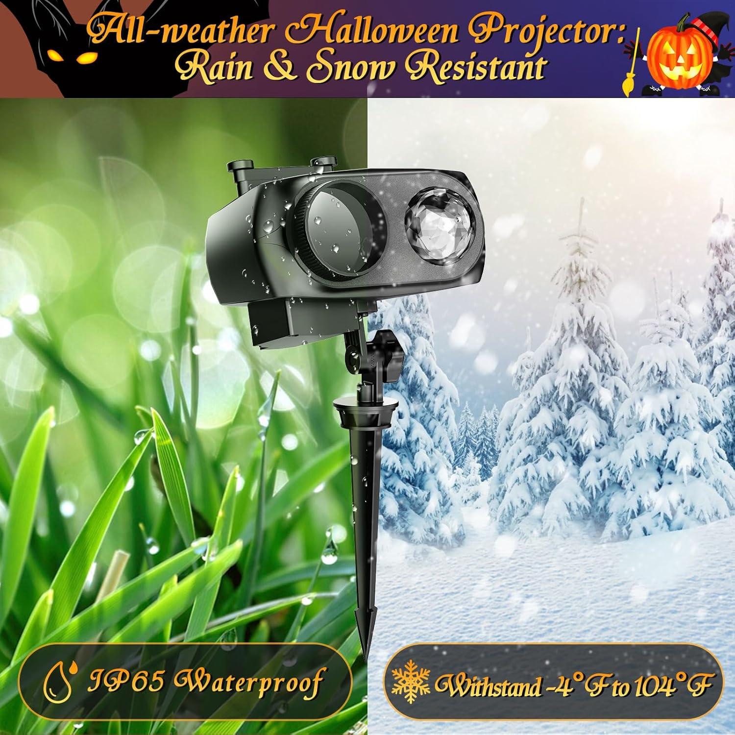 Proyector de Luces Halloween Lacoco SE508 10 Diapositivas HD