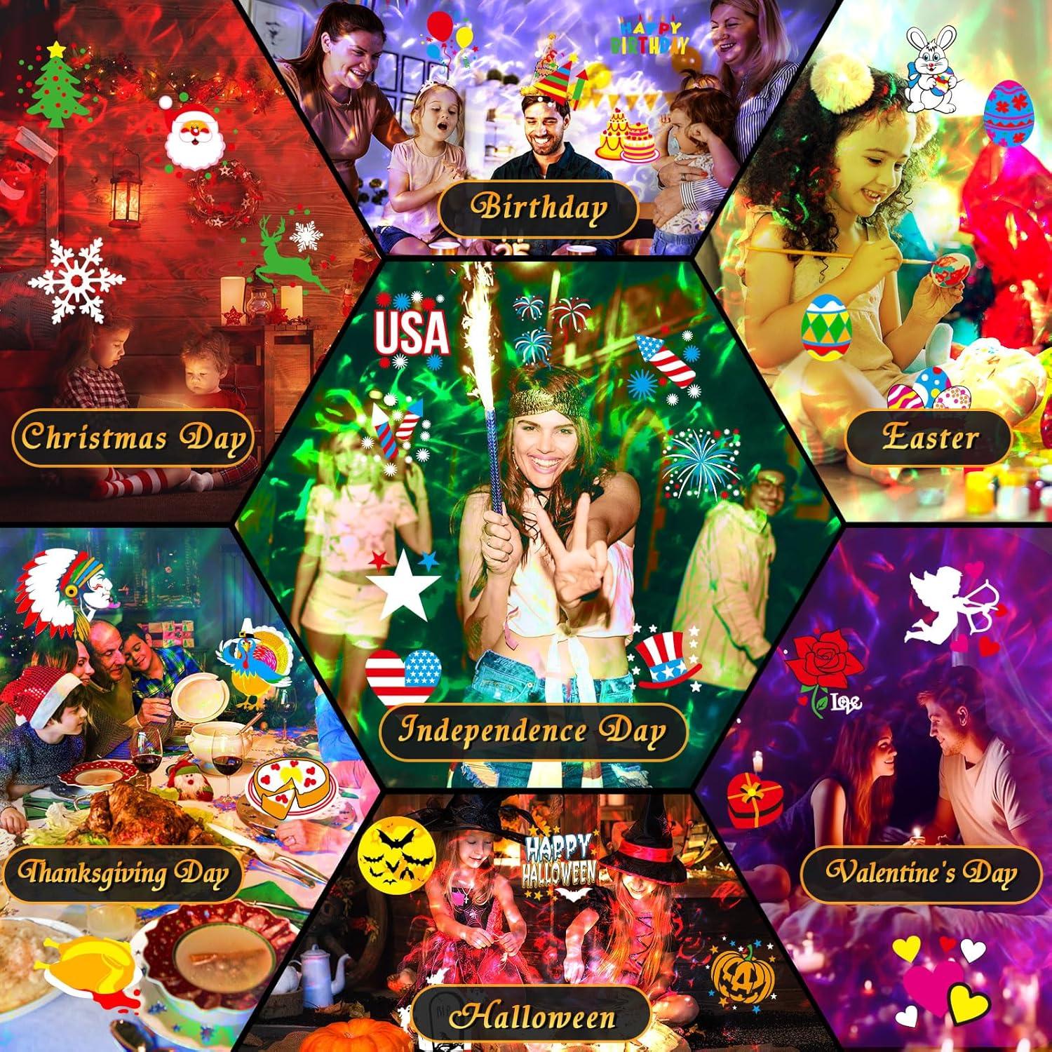 Proyector de Luces Halloween Lacoco SE508 10 Diapositivas HD