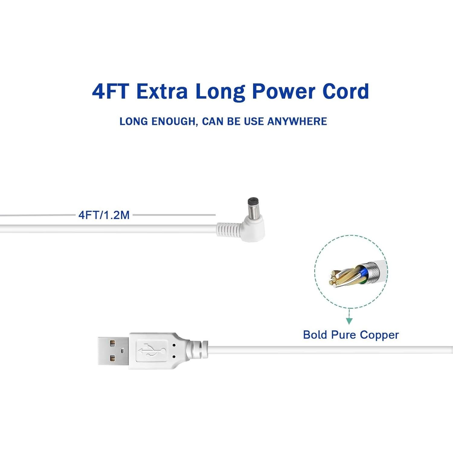 Cable de Alimentación 1.2m SEEHOM para Proyector Mooyran