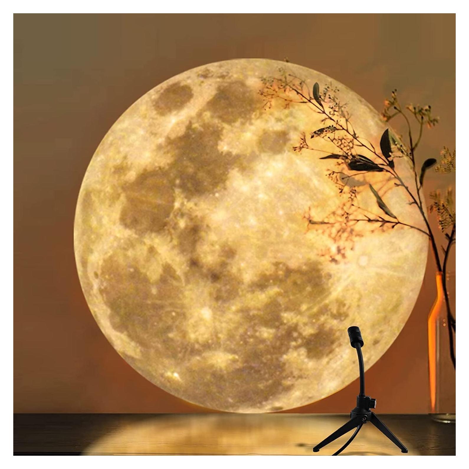 Lámpara Proyectora de Luna ALQYXZ 5W USB 360° Ajustable