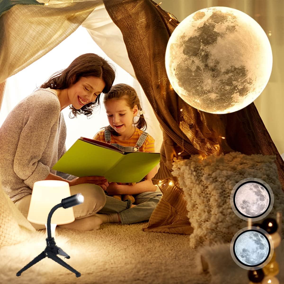 Proyector de Luz Nocturna BODLYL Luna 3 Colores USB 27.94cm