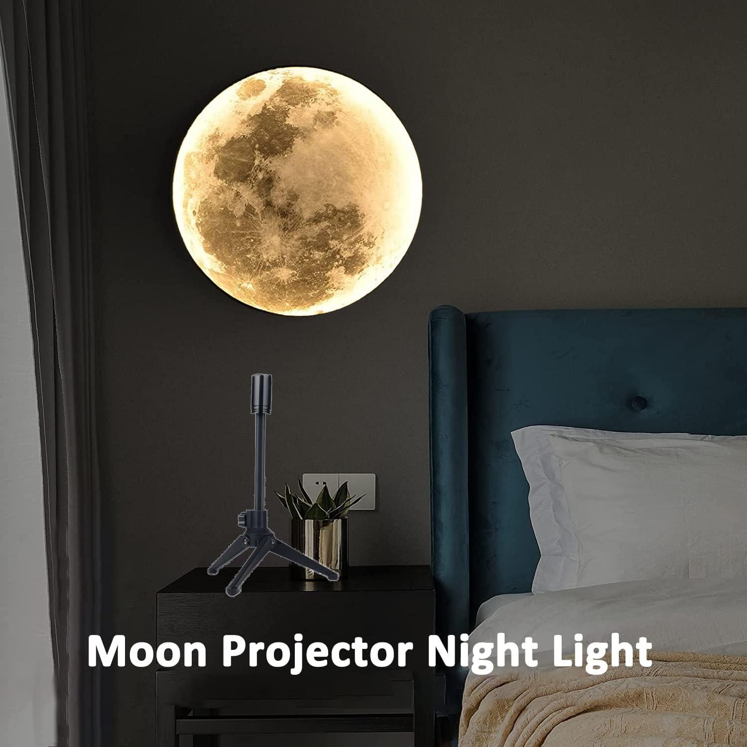 Proyector de Luz Nocturna BODLYL Luna 3 Colores USB 27.94cm