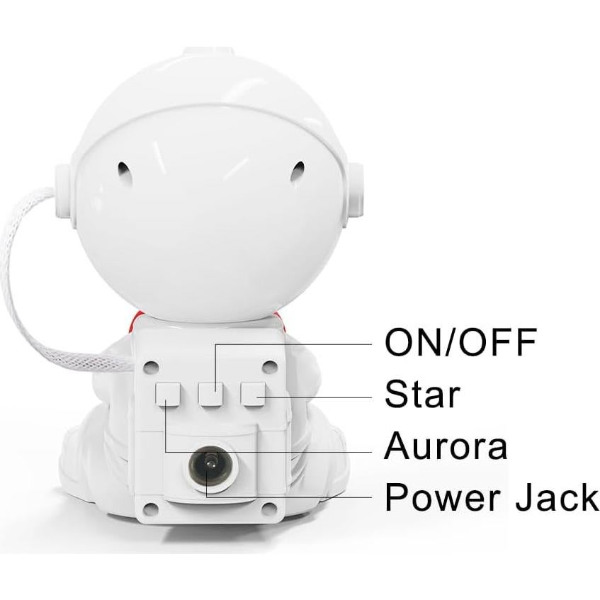 Proyector Galáctico Aurora Astronauta NIIWLAGIT 9.5x7.3cm