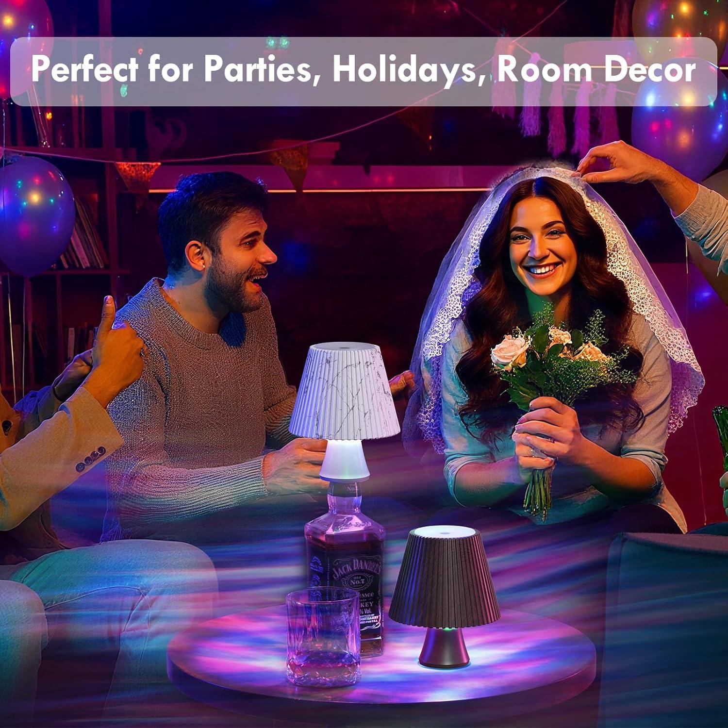 Lámpara de Botella Inalámbrica WILIT RGB Proyector de Olas