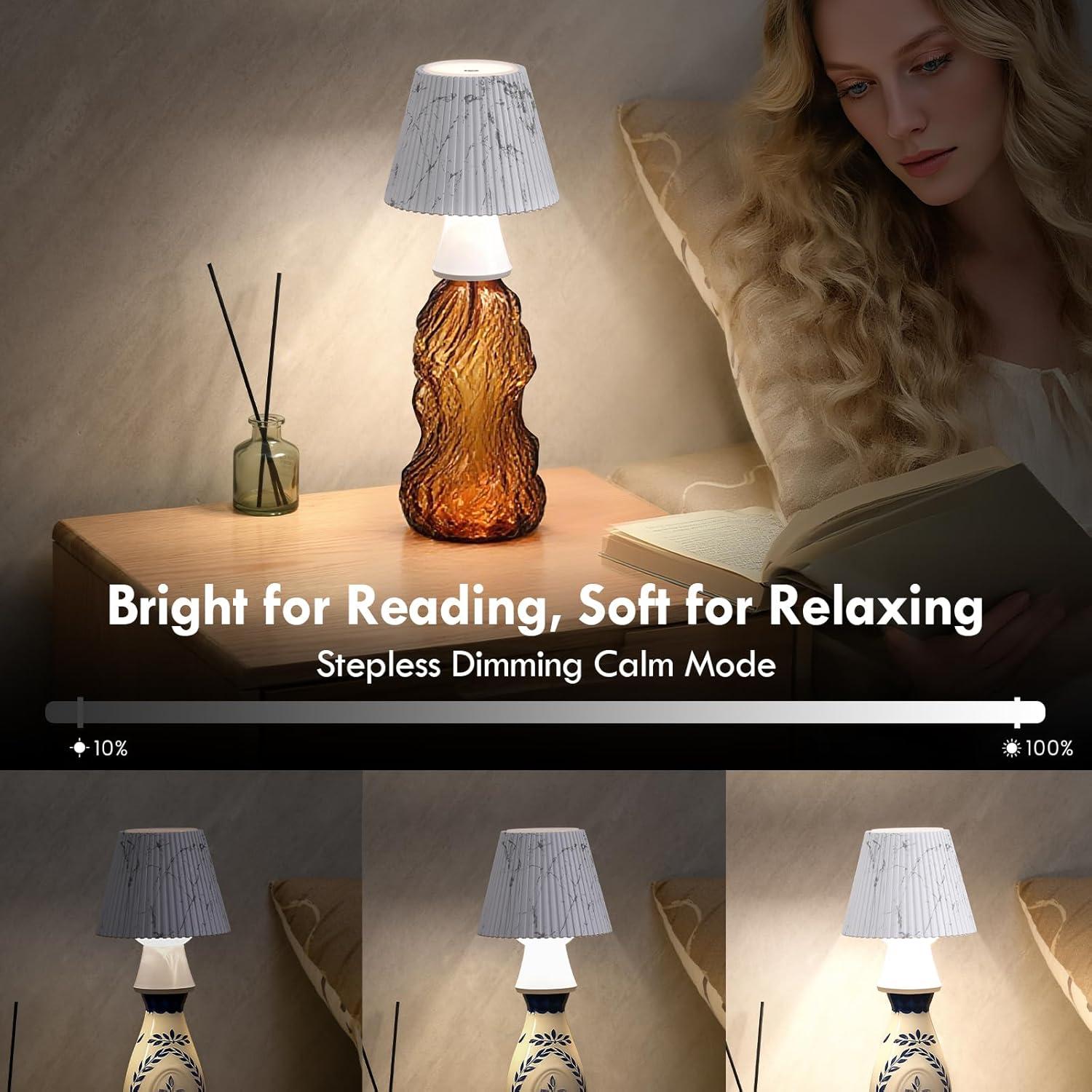 Lámpara de Botella Inalámbrica WILIT RGB Proyector de Olas