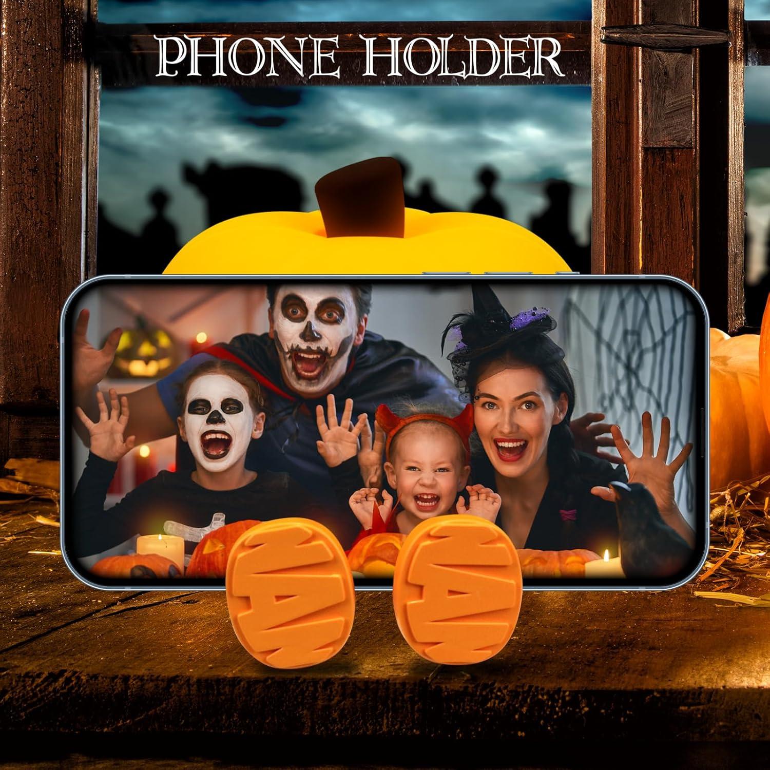 Luz Nocturna Calabaza Aplastable Gefaxi LED Regulable 11cm