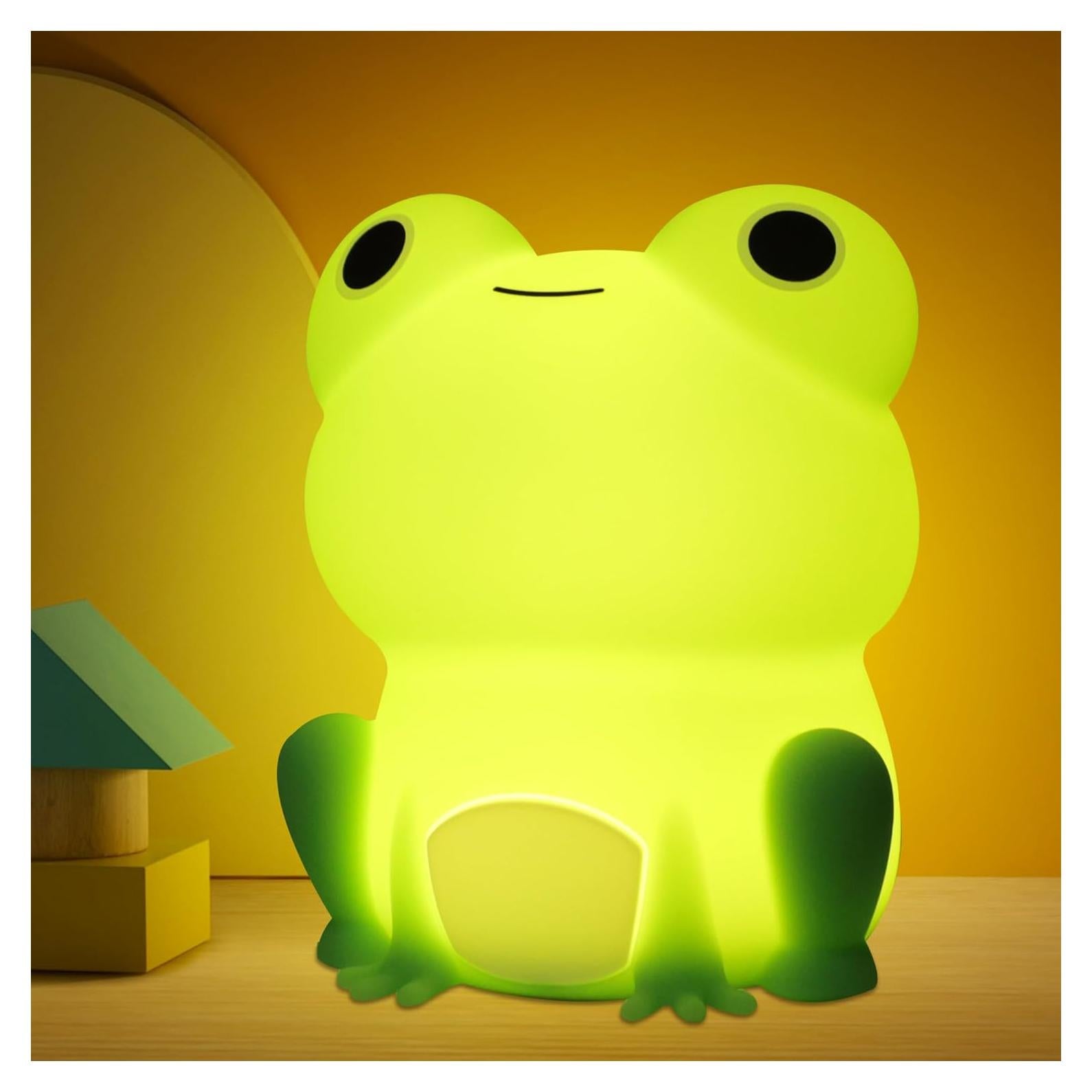 Luz Nocturna Kiki Rana Recargable 1200mAh para Niños