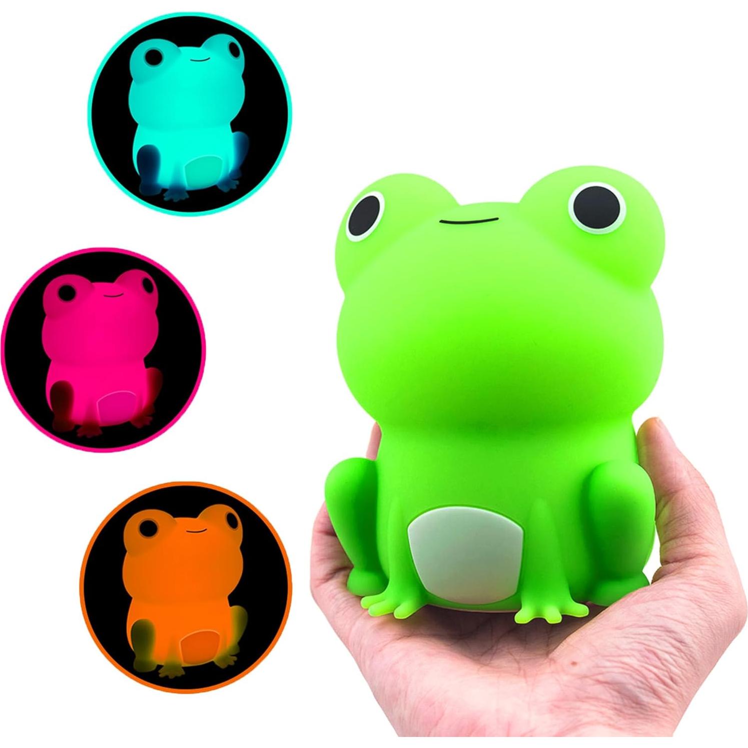 Luz Nocturna Kiki Rana Recargable 1200mAh para Niños