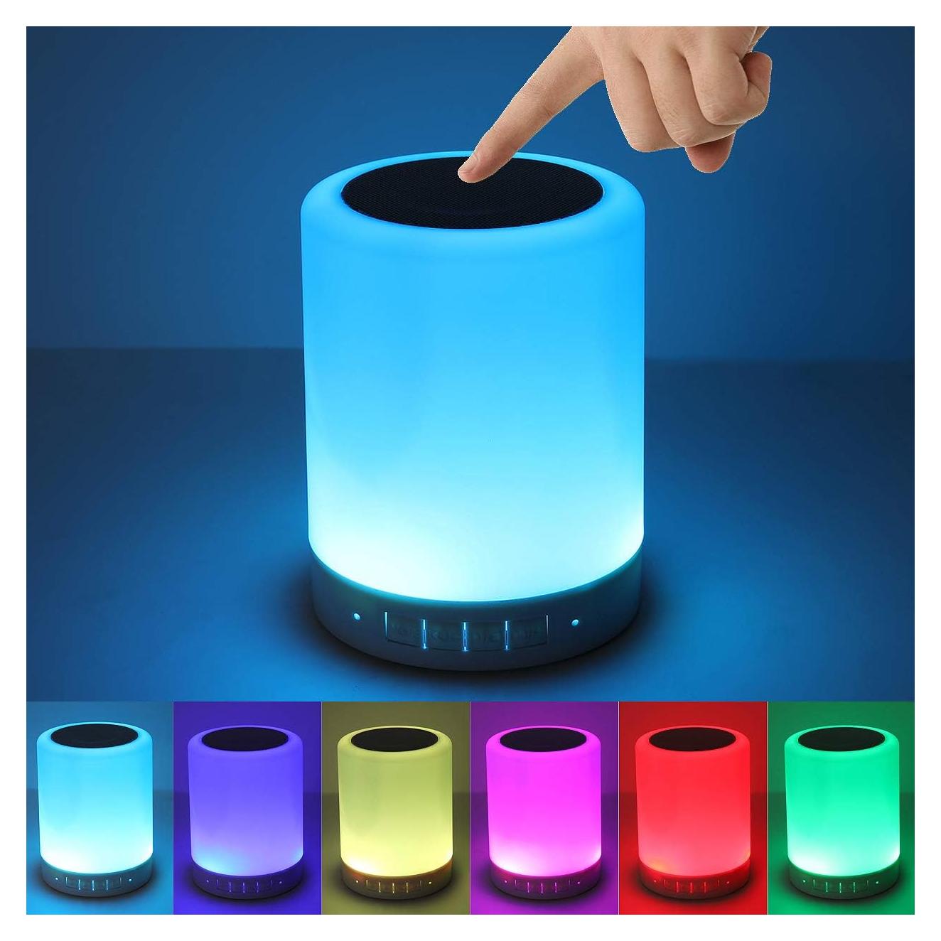 Altavoz Bluetooth KPR con Luz Nocturna y Control Táctil
