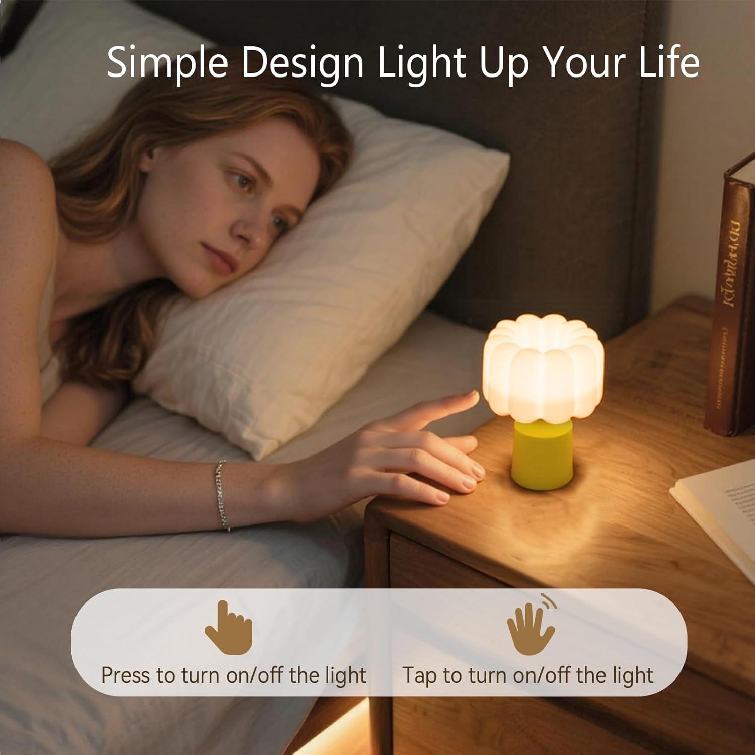 Lámpara Nocturna Regulable Vivilumens USB 30 Min Apagado Automático