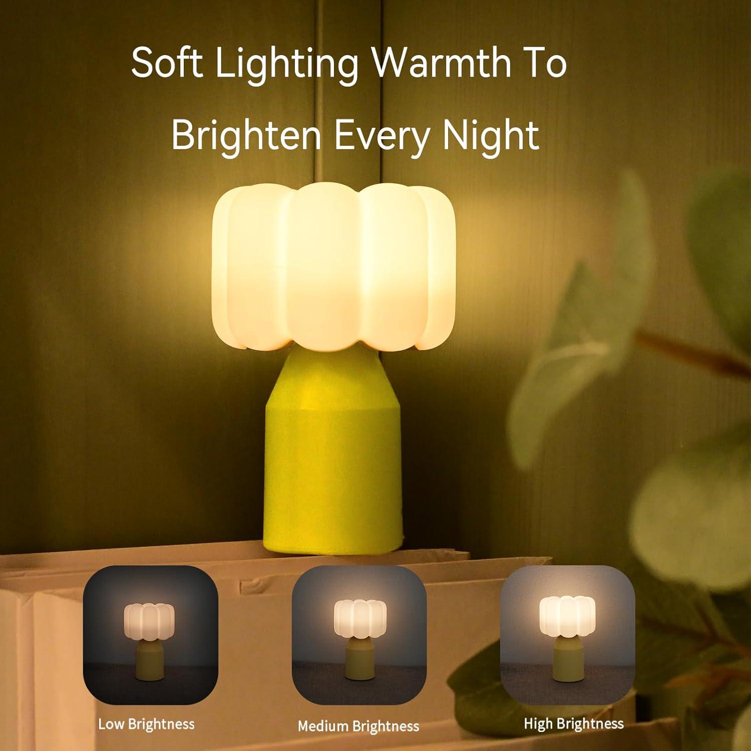 Lámpara Nocturna Regulable Vivilumens USB 30 Min Apagado Automático