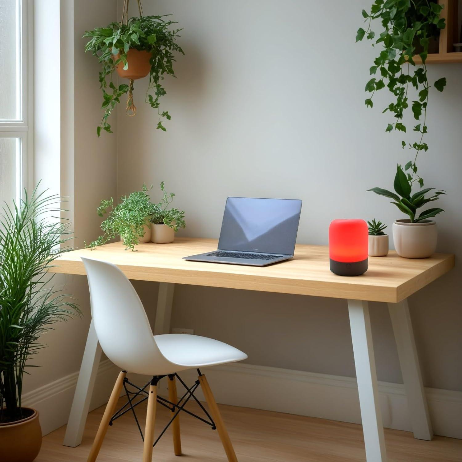 Luz Nocturna Táctil XOIDMIVCN 8 Colores Recargable USB