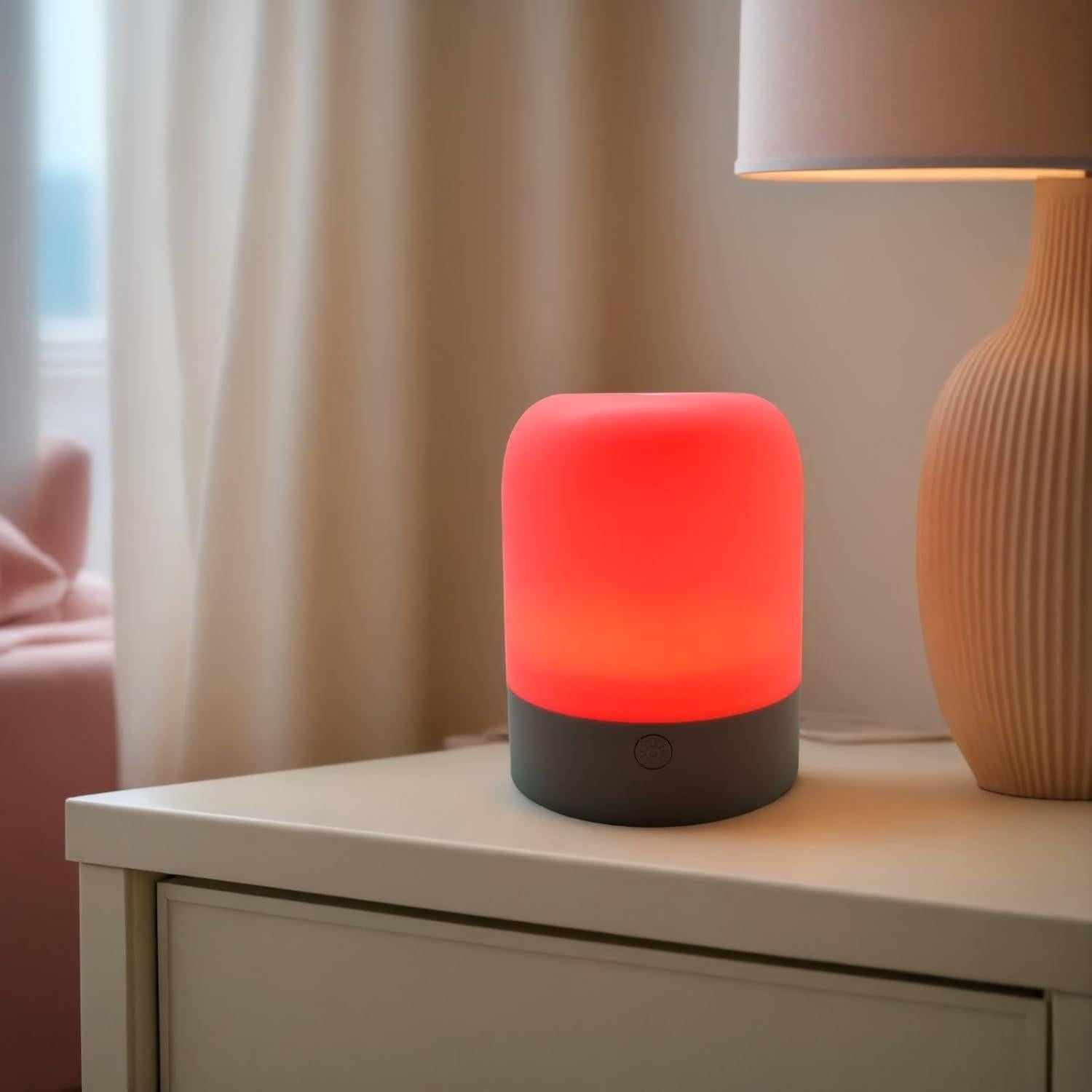 Luz Nocturna Táctil XOIDMIVCN 8 Colores Recargable USB