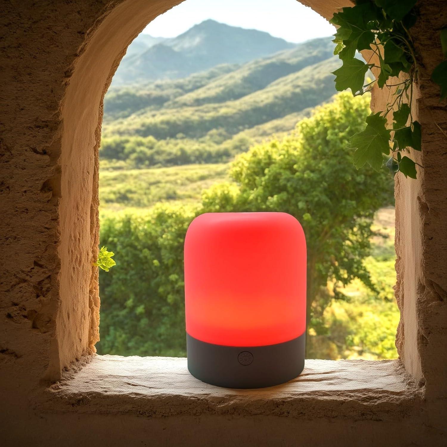 Luz Nocturna Táctil XOIDMIVCN 8 Colores Recargable USB