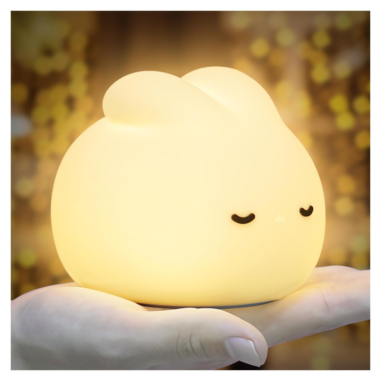 Luz Nocturna Conejito MeXYZ NL01 Regulable 3 Niveles Silicona