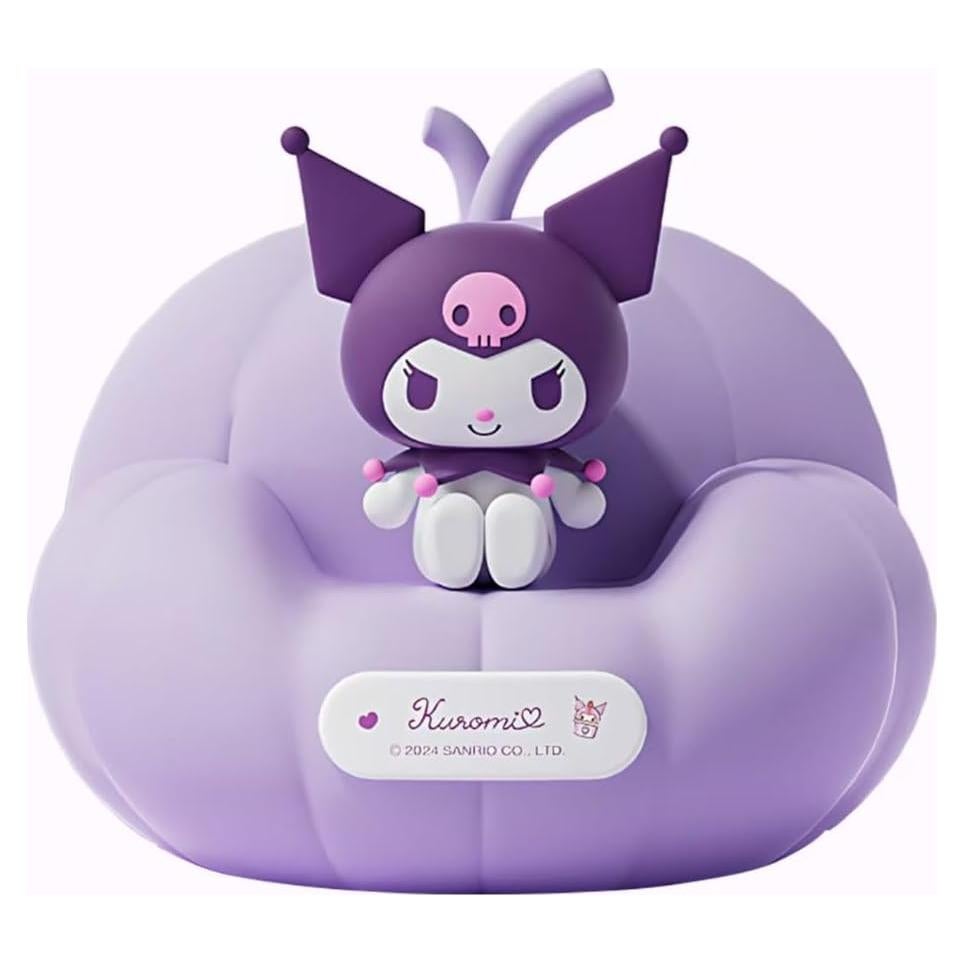 Luz Nocturna Dimmable Kuromi de Silicona para Niños 1200mAh