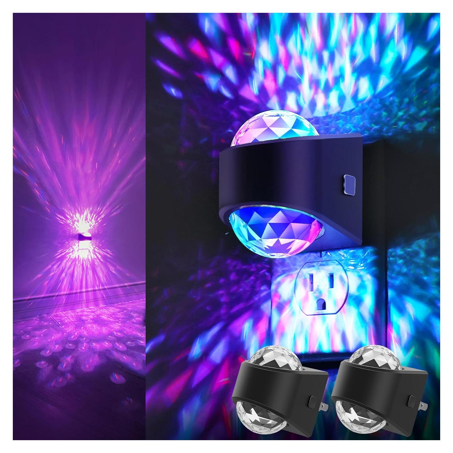 Proyector de Estrellas RGB Briignite 2 Piezas Luz Nocturna