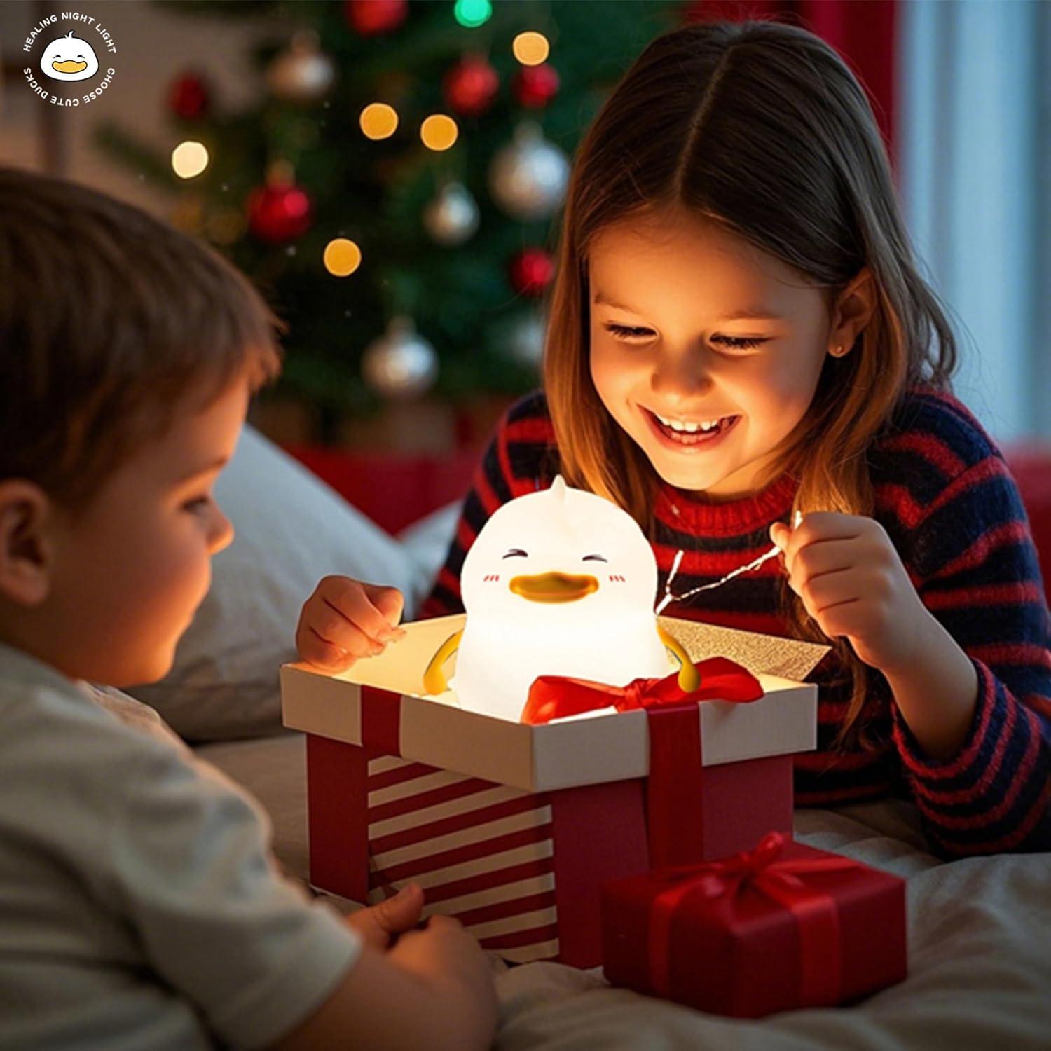 Luz Nocturna de Silicona Pato AuroraNiteBeam LED Recargable