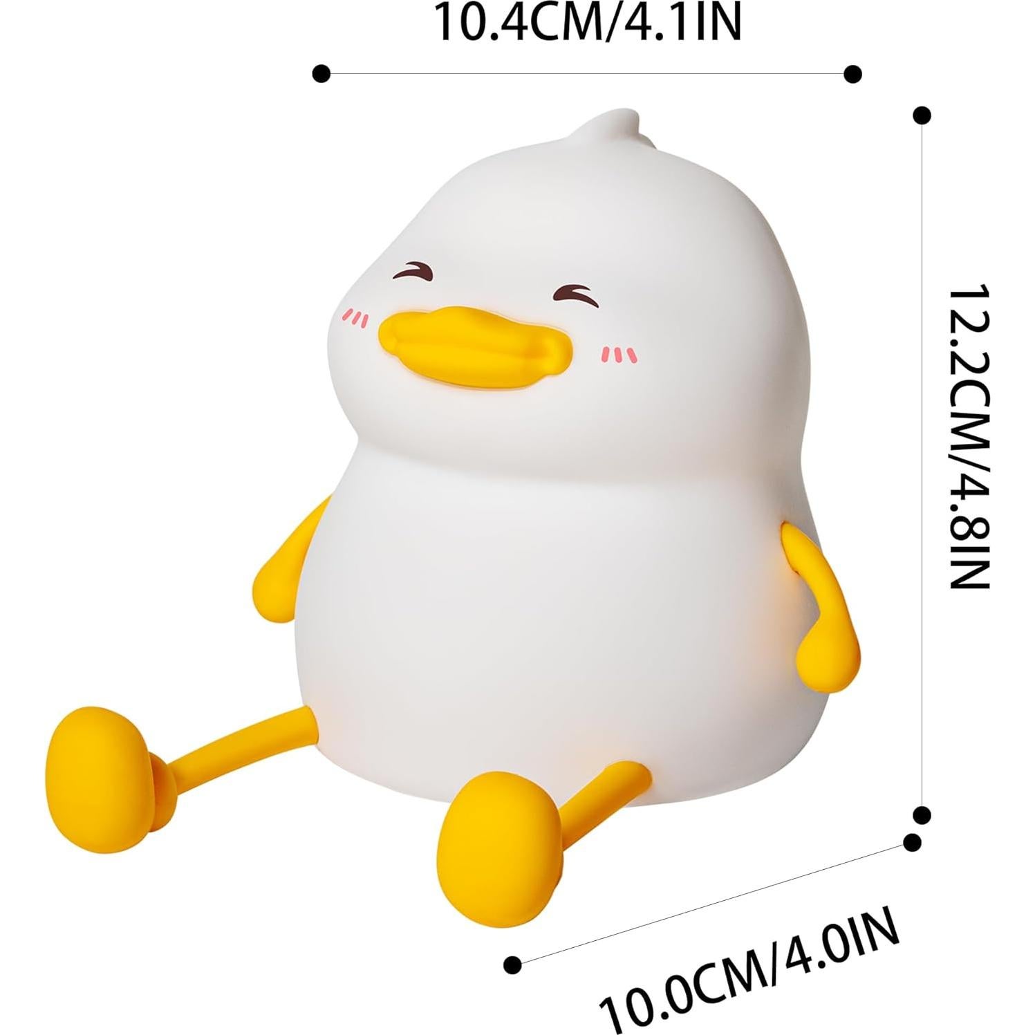 Luz Nocturna de Silicona Pato AuroraNiteBeam LED Recargable